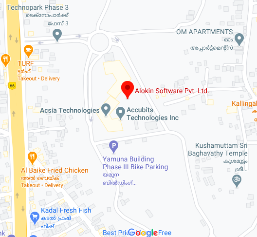 Alokin Software Pvt Ltd. in Google map
